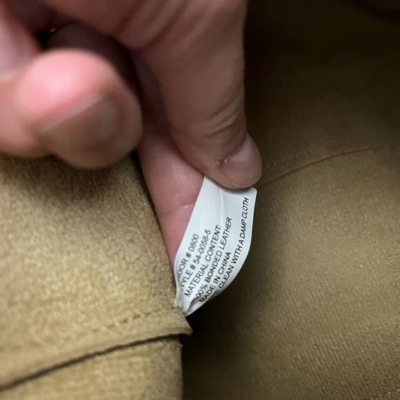 Leather Shoulder Bag Unbranded Tan Front Pocket Purse - Picture 10 of 10